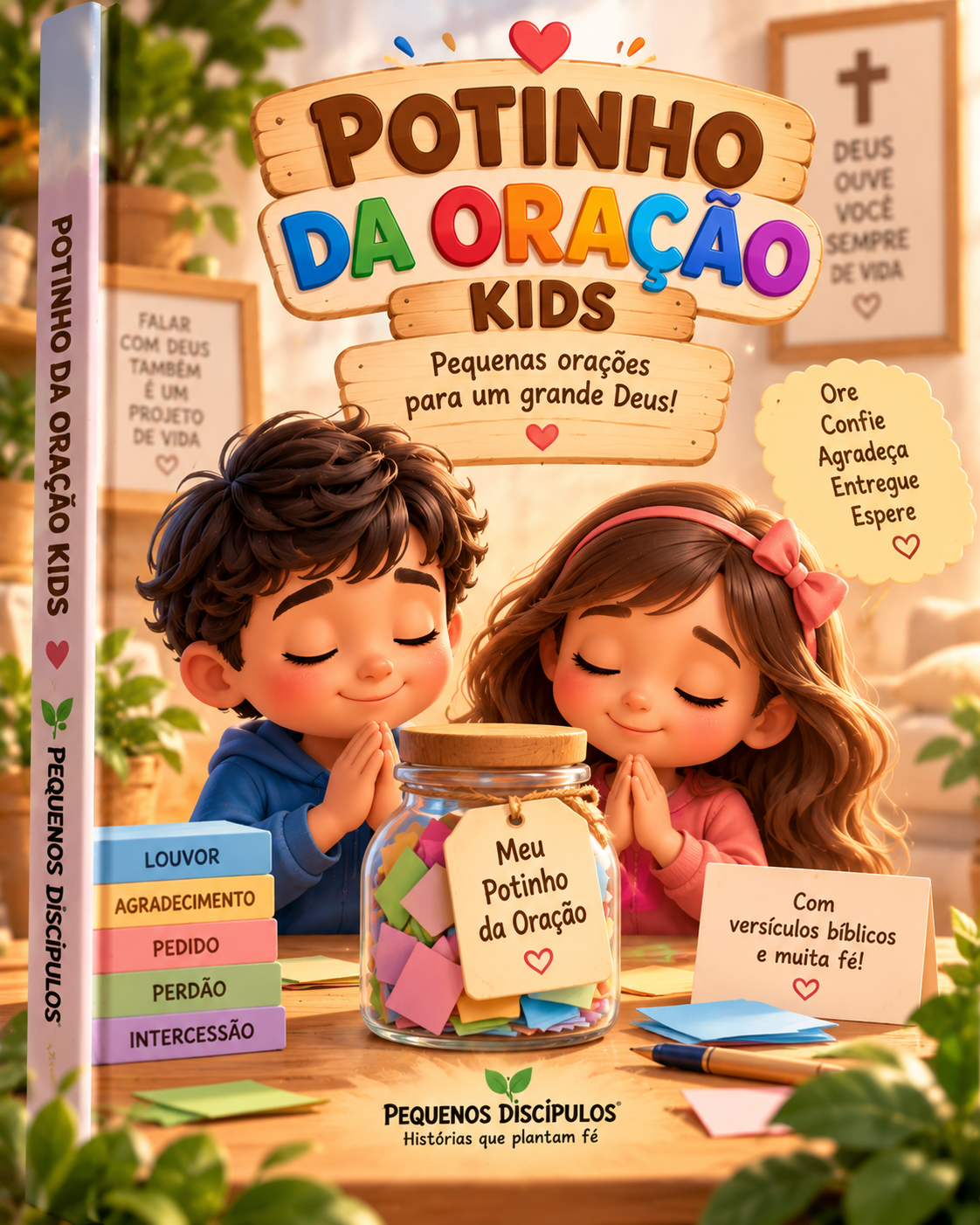 Ilustração de Potinho da Oração Kids