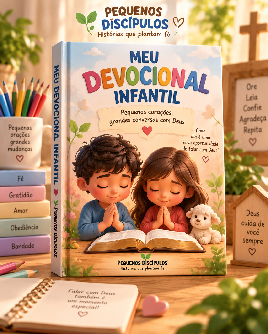 Ilustração de Devocional infantil
