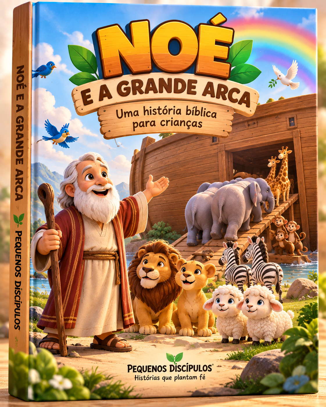 Ilustração de Noé e a Grande Arca